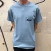 Into The Wild Skateboards Pontus Alv 'Fat' Tee - Light Blue