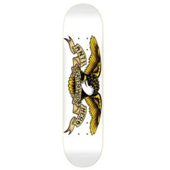 Anti Hero Skateboards Classic Eagle White Skateboard Deck - 8.75