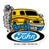 Black Label Skateboards John Lucero Man Van Sticker -Baker Store BLACK LABEL SKATEBOARDS man van sticker