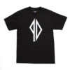 Piss Drunx Big Logo T Shirt - Black -Baker Store BLKTEEFRONT