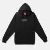 Baker Skateboards Brand Logo Pullover Hoodie - Black -Baker Store BakerSkateboardsBrandLogoHood Black WHITE