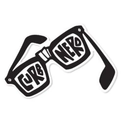 Black Label Skateboards Curb Nerd Sticker