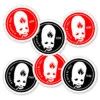 Black Label Skateboards Thumbhead Sticker - Various Colours -Baker Store BlackLabel Thumbhead Stickers