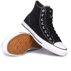 Converse CONS Chuck Taylor All Stars Pro Hi Skate Shoes - Black/Black/White -Baker Store CTAs2.3