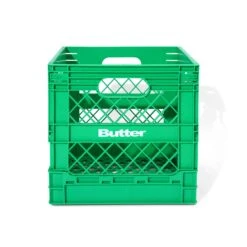 Butter Goods Collapsible Record Crate - Green