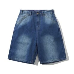 Butter Goods Encounter Denim Shorts - Washed Slub Blue