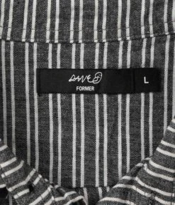 Former Reynolds Stripe Short Sleeve Shirt - Black -Baker Store FORMER Q1.25 Fsh 25108 ReynoldsStripeSsShirt Black 8