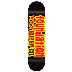Foundation 3 Star Skateboard Deck - 8.13