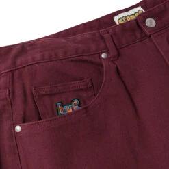 Huf Cromer Denim Pant - Wine Jeans -Baker Store HufCromerDenimPant WineJeansclose