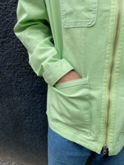 Converse Utility Zip Front Shirt - Spring Green -Baker Store IMG 3269