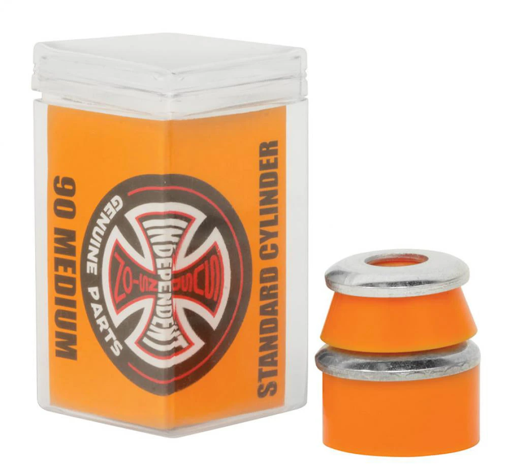 Independent Trucks Suspension Cushions Medium Cylinder Bushings 90A - Orange 3 Independent Trucks Suspension Cushions Medium Cylinder Bushings 90A - Orange