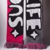 Kid Acne "Such Is Life" Limited Edition Scarf - Cerise/Mid Grey -Baker Store KA SUCHISLIFE scarf PG 1200