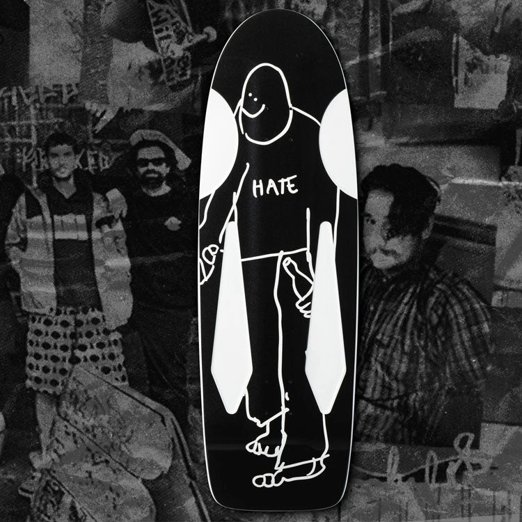 Krooked X Skate Shop Day 2025 Hate Beamer Skateboard Deck Pearl Black / White - 10.75 3 Krooked X Skate Shop Day 2025 Hate Beamer Skateboard Deck Pearl Black / White - 10.75