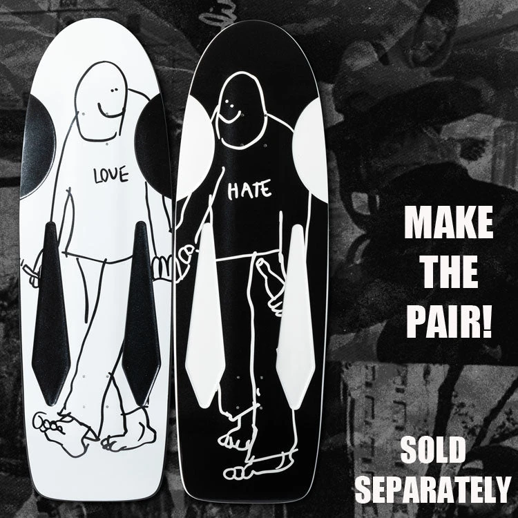 Krooked X Skate Shop Day 2025 Hate Beamer Skateboard Deck Pearl Black / White - 10.75 5 Krooked X Skate Shop Day 2025 Hate Beamer Skateboard Deck Pearl Black / White - 10.75 - Image 3