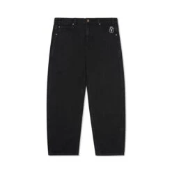 Butter Goods Lock Baggy Denim Jeans - Flat Black