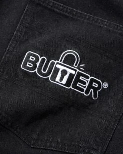 Butter Goods Lock Baggy Denim Jeans - Flat Black -Baker Store LockBaggyDenimJeansFlatBlack3