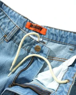 Butter Goods Lock Baggy Denim Jeans - Light Indigo -Baker Store LockBaggyDenimJeansLightIndigo4