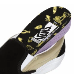 Vans X Shake Junt Slip-On Pro Shoes - Black/Metallic Gold/White -Baker Store NewProject 4
