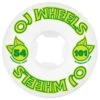 OJ Wheels From Concentrate Hardline 101A White/Green Skateboard Wheels - 54mm -Baker Store OJW SKW 3255