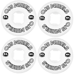 OJ Wheels From Concentrate Hardline 101A White Skateboard Wheels - 53mm
