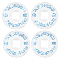 OJ Wheels From Concentrate Hardline 101A White Skateboard Wheels - 52mm