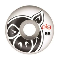 Pig Head Natural Skateboard Wheels - 56mm