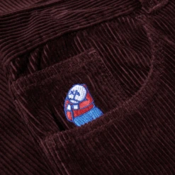 Polar Skate Co Big Boy Cords Bordeaux 10 Polar Skate Co Big Boy Cords Bordeaux -Baker Store Polar Skate Co SP23 Big Boy Cords Bordeaux 4