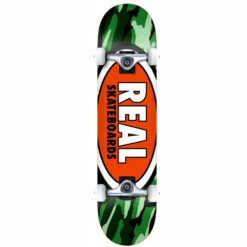 Real Skateboards Team Oval Camo MD Complete Skateboard - 7.75