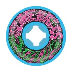 Santa Cruz Slime Balls Wheels Vomit Mini II 97a Skateboard Wheels Blue - 53mm