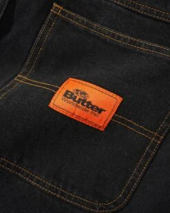 Butter Goods Santosuosso Denim Jeans - Washed Black (Orange Embroidery) -Baker Store SantosuossoDenimJeansWashedBlack3 1