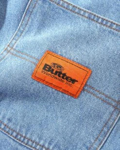 Butter Goods Santosuosso Denim Jeans - Washed Indigo (Orange Embroidery) -Baker Store SantosuossoDenimJeansWashedIndigo3 1