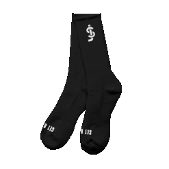 Shake Junt Black Ice Socks - Black