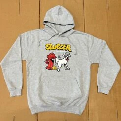 Slugger Jacob Dog Piss Hood - Heather Grey