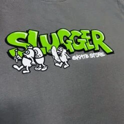 Slugger Jacob Logo Crew - Steel Grey -Baker Store SluggerJacobLogoCrew SteelGreycloseup ccca460a 4e90 4a32 8806 48d7a646c16e