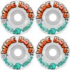 Snot Wheel Co Wide Boys Wheels 53mm 99A Glow In The Dark -Baker Store SnotWideBoysGlowInTheDarkWheels53mm