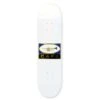 Skateboard Cafe Trumpet Logo Skateboard Deck White/Silver - 8.00 -Baker Store TrumpetDeckWhite