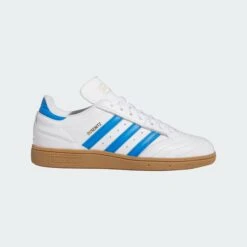 Adidas Skateboarding Busenitz Pro Skate Shoes - Cloud White / Blue Bird / Gold Metallic