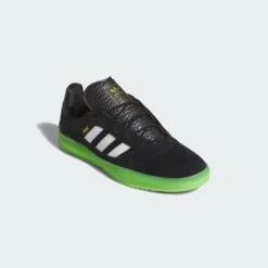 Adidas Skateboarding Lucas Puig Skate Shoes - Core Black / Cloud White / Semi Solar Green -Baker Store adidas puig black white green 4