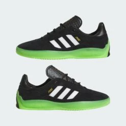 Adidas Skateboarding Lucas Puig Skate Shoes - Core Black / Cloud White / Semi Solar Green -Baker Store adidas puig black white green 7