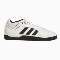 Adidas Skateboarding Tyshawn Pro Skate Shoes - Cloud White / Core Black / Collegiate Purple