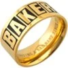 Baker Brand Logo Ring - Gold -Baker Store bakerbrandlogoringgold