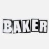 Baker Skateboards - Brand Logo Sticker Large - White/Black -Baker Store bakerstickere 058cf268 7e60 44c8 9dba 67c9608332a5