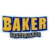 Baker Skateboards - Brand Logo Sticker - Yellow/Blue -Baker Store bakerylwblu