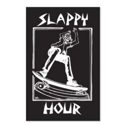 Black Label Skateboards Slappy Hour Possessed To Slap Sticker - Various Colours -Baker Store black label slappy hour stickers black