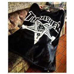 Thrasher Magazine - Skategoat Blanket Black/White -Baker Store blanket