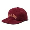 Call Me 917 "Call Me" 6 Panel Corduroy Snapback Cap - Burnt Red -Baker Store callmecap1