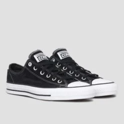 Converse CONS CTAS Pro Ox Skate Shoes - Black / Black / White -Baker Store converse ctas pro black white skate shoes 3