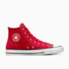 Converse CONS Chuck Taylor All Stars Pro Hi Skate Shoes - Red / White