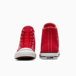 Converse CONS Chuck Taylor All Stars Pro Hi Skate Shoes - Red / White -Baker Store converse ctas red 8