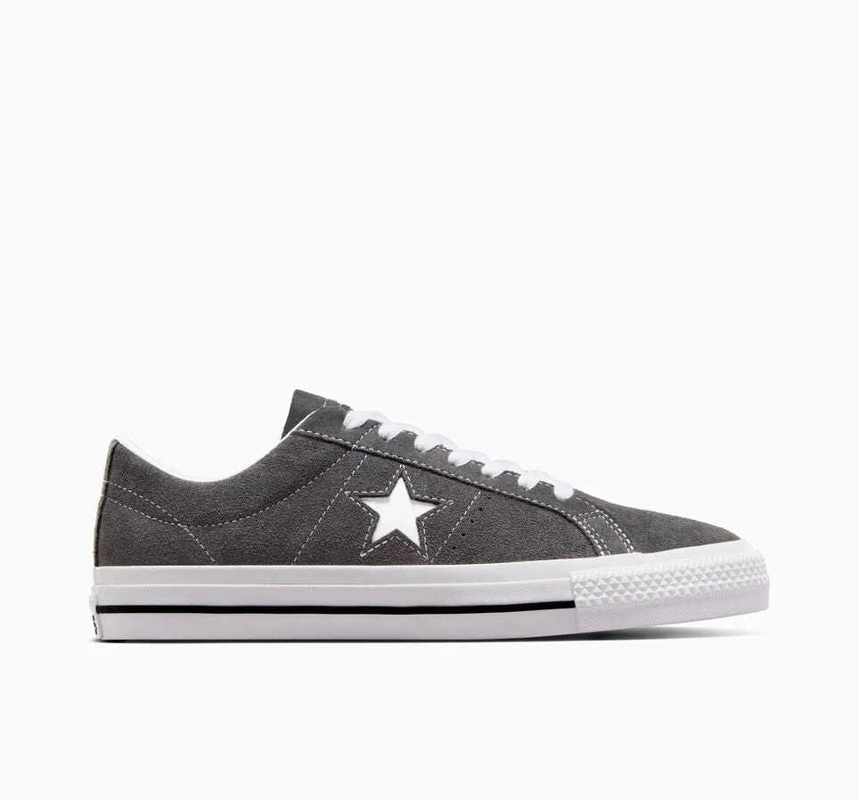 Converse CONS One Star Pro Ox Skateboarding Shoes - Dark Matter / White 3 Converse CONS One Star Pro Ox Skateboarding Shoes - Dark Matter / White